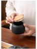 Retro Coarse Pottery Portable Tea Set for Travel & Camping with Storage Bag