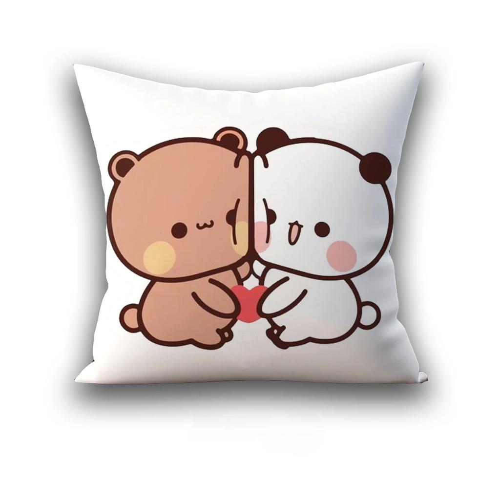 Bubu Dudu Pillow Cover Birthday Wedding Gifts 45X45 Cushions Covers Dakimakura Throw Pillows Square Pillowcase Cute