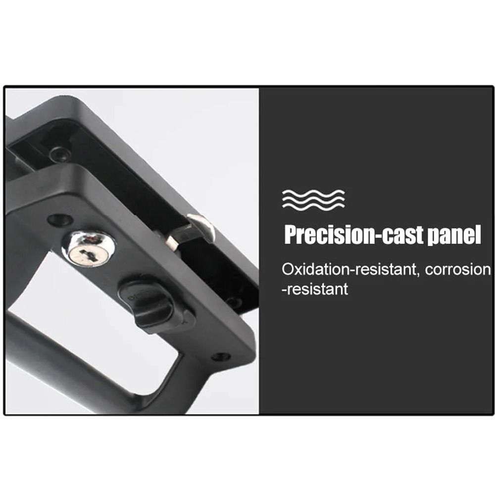 with Handle Sliding Door Lock with Key Flush Lock Kit High Quality Anti-theft Door Lock Set Barn