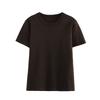 Kaslead New Arrival Women's Fashion Style Multi-Color Selection Double-Sided Cloth Silm Short Sleeve round Neck T-shirt 4174378