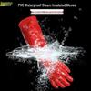 Rongzhitou 200°C Heat Resistant PVC Waterproof Industrial Gloves