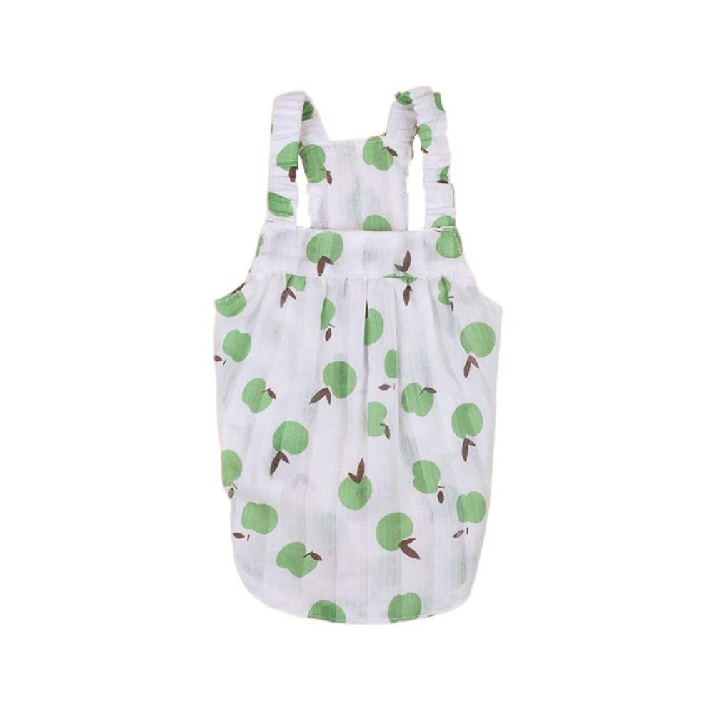 

Soft Fruit Pet Print Vest Cute Dog Tank Top Simple Summer Pet Vest Pet Supplies L зелёный