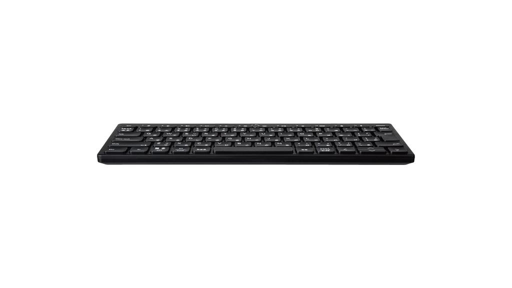 HP 350 BK Wireless Keyboard, Slim and Compact, Compact Multi-Device, Black, Connects 3 Devices, Bluetooth, Compatible with Windows, Mac, iOS,