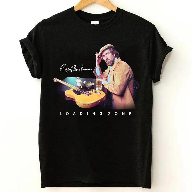 VTG Roy Buchanan loading zone black T-shirt short sleeve All sizes XZ773 Unisex T-Shirt XXL