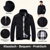 Men's Long Sleeve Stand Collar Casual Jacket - Outdoor Fashion Trendy for Everyday Wear