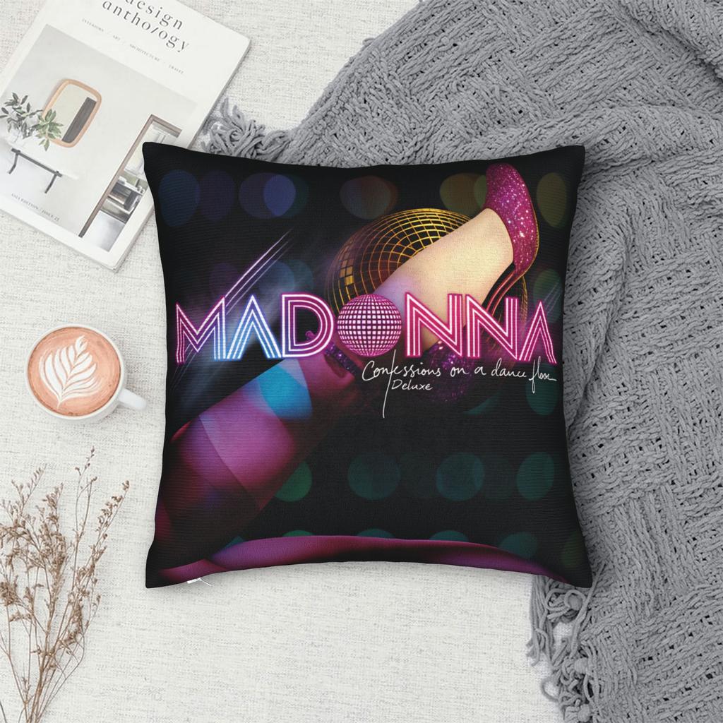 M-Madonna Confessions I Feel So Free Pillowcases Kawaii Pillow Case For Sofa Home Decor Soft Pillow Cover