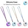 Silicone Case Silicone Protective Case with Lanyard Protector Cover Soft Skin Cover for TakaraTomy Punirunes Puni Electronic Pet