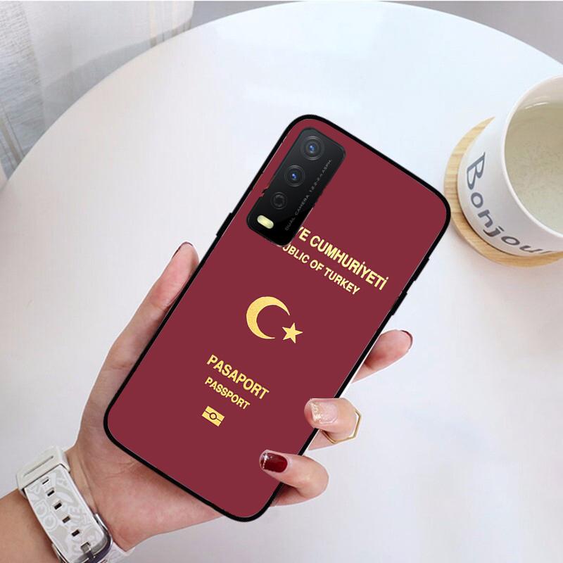 Morocco Passport Phone Case for VIVO Y31 Y21S Y21 Y15S Y53S Y11S Y12 V21 V21E Y20 Y70 1907 V17Neo Y21S Y33S Y72