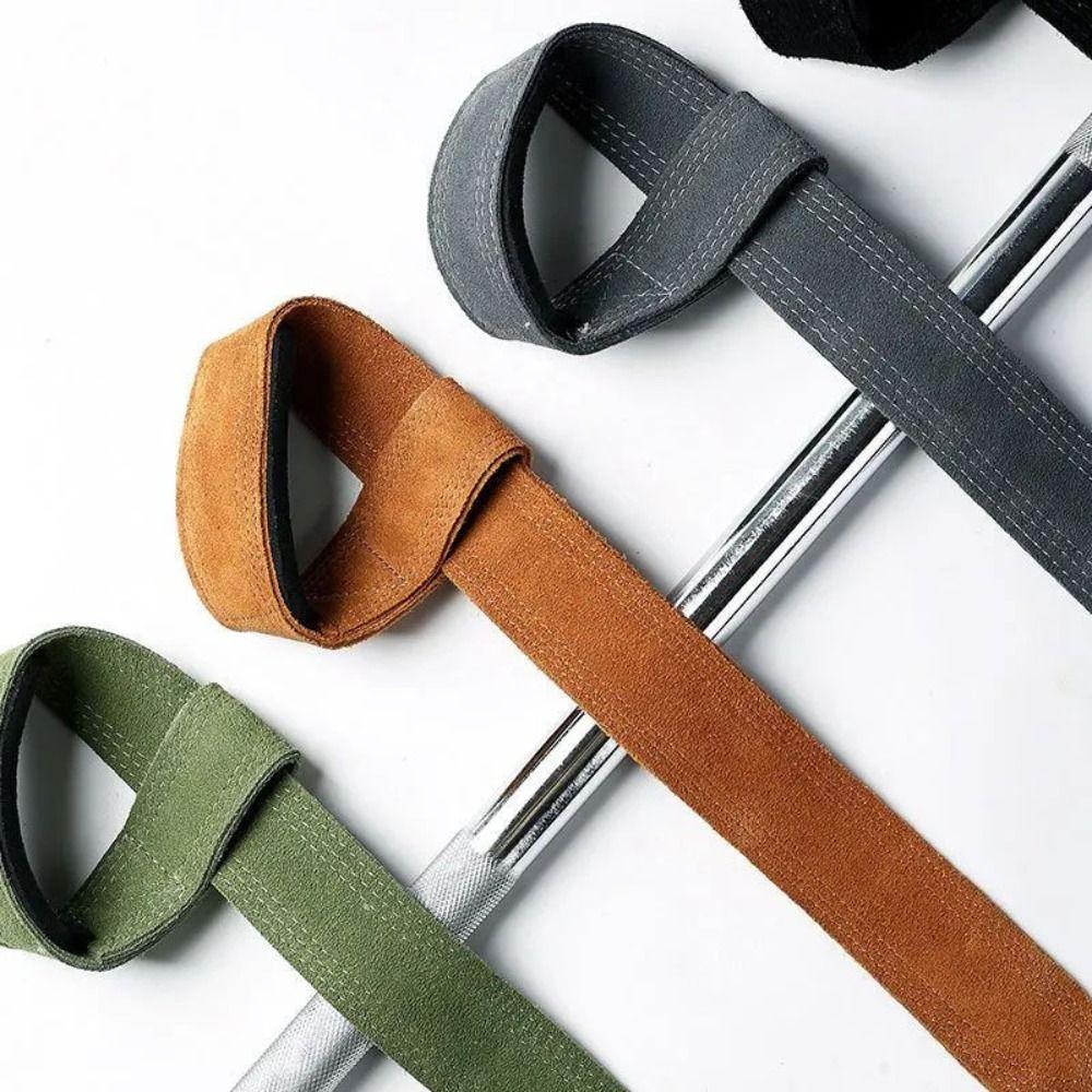 1Pair Adjustable Weight Lifting Wrist Straps Non-Slip Training Hand Bands  Exercise