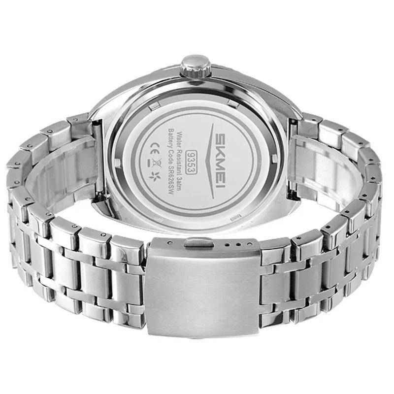 SKMEI Business Fashion Design 3Bar Waterproof Time Week Date Wristwatch Movement Quartz Watches