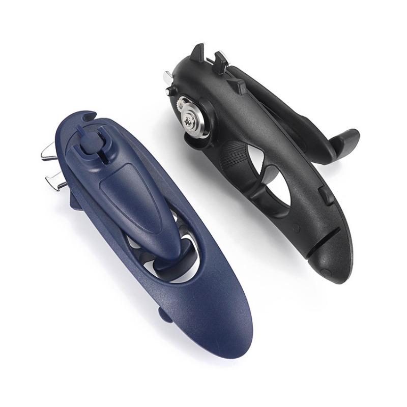 1ks Osm-v-jednom Víceúčelový Otvírák na Lahve, Otvírák na Plechovky Kreativní Ruční Klika, Šetřící Práci Víčko na Pivo, Nástroj na Otevírání Plechovek, Přenosný Šroubovací Uzávěr