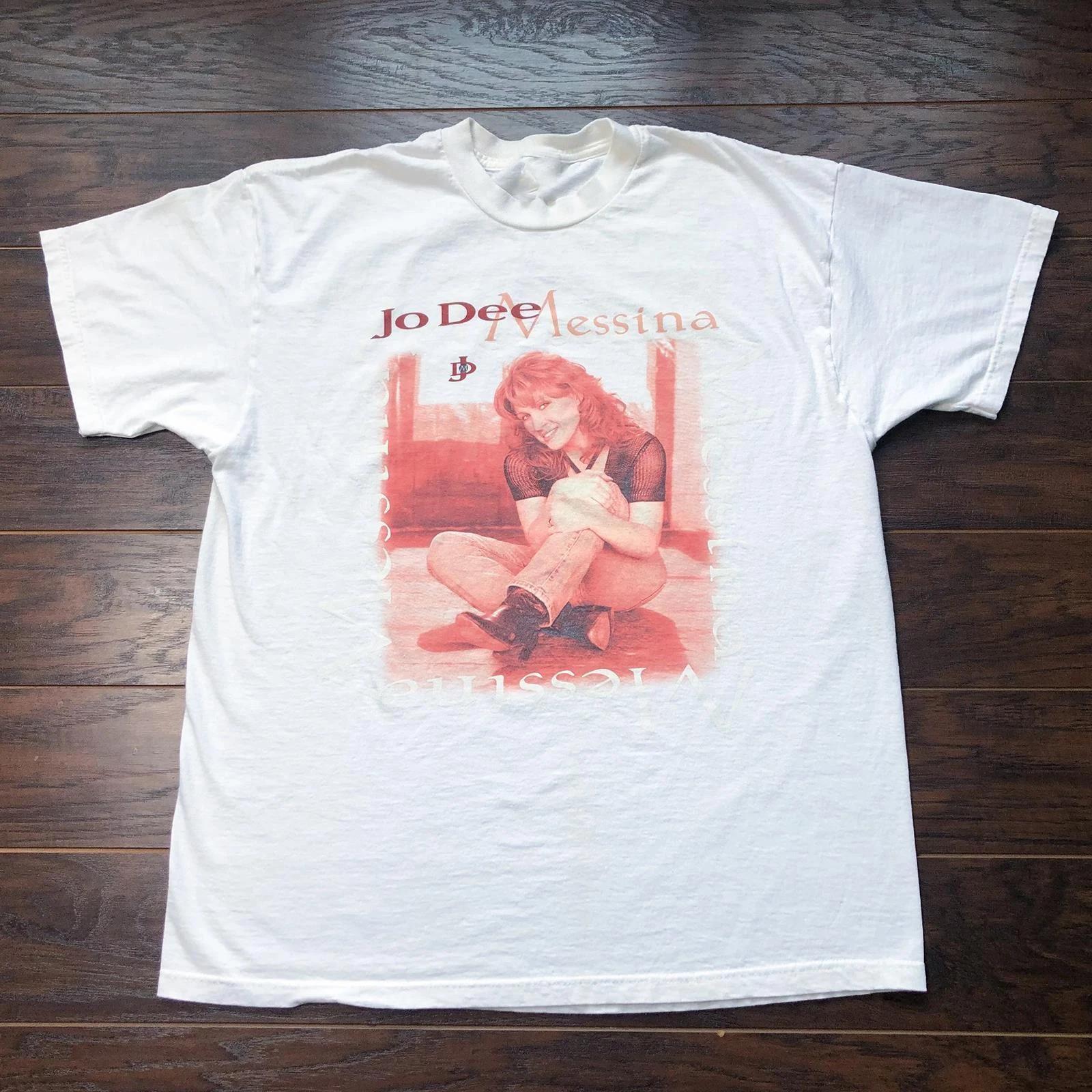 1998 Западная Jo Dee Messina Рубашка Мужская Белая Унисекс S-5XL M