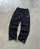 Unisex Elastische Taille Trainingsbroek Losse Pasvorm Streetwear Borduurwerk Joggers Casual Lange Broek