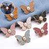New Butterfly Shape Jeans Buttons Fixed Adjustable Waist Buckle Waist Tightening Tool Safety Pins Dress Decoration