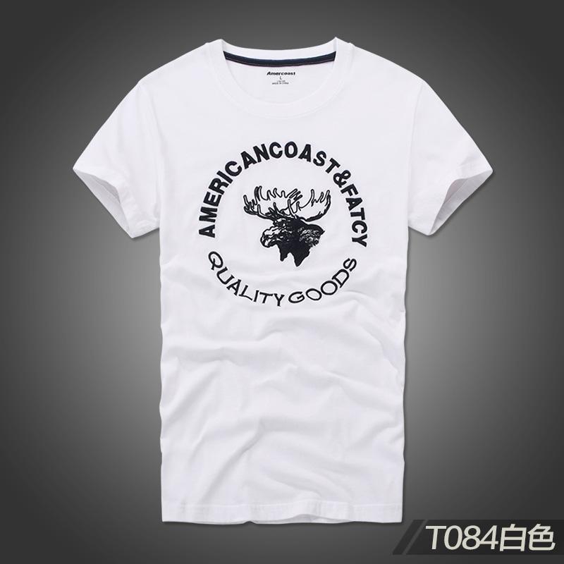 New Summer Men's T-shirt Retro Pure Cotton Printing Loose Casual Fashion Sports Short-sleeved Men's and Women's Loose T-shirt