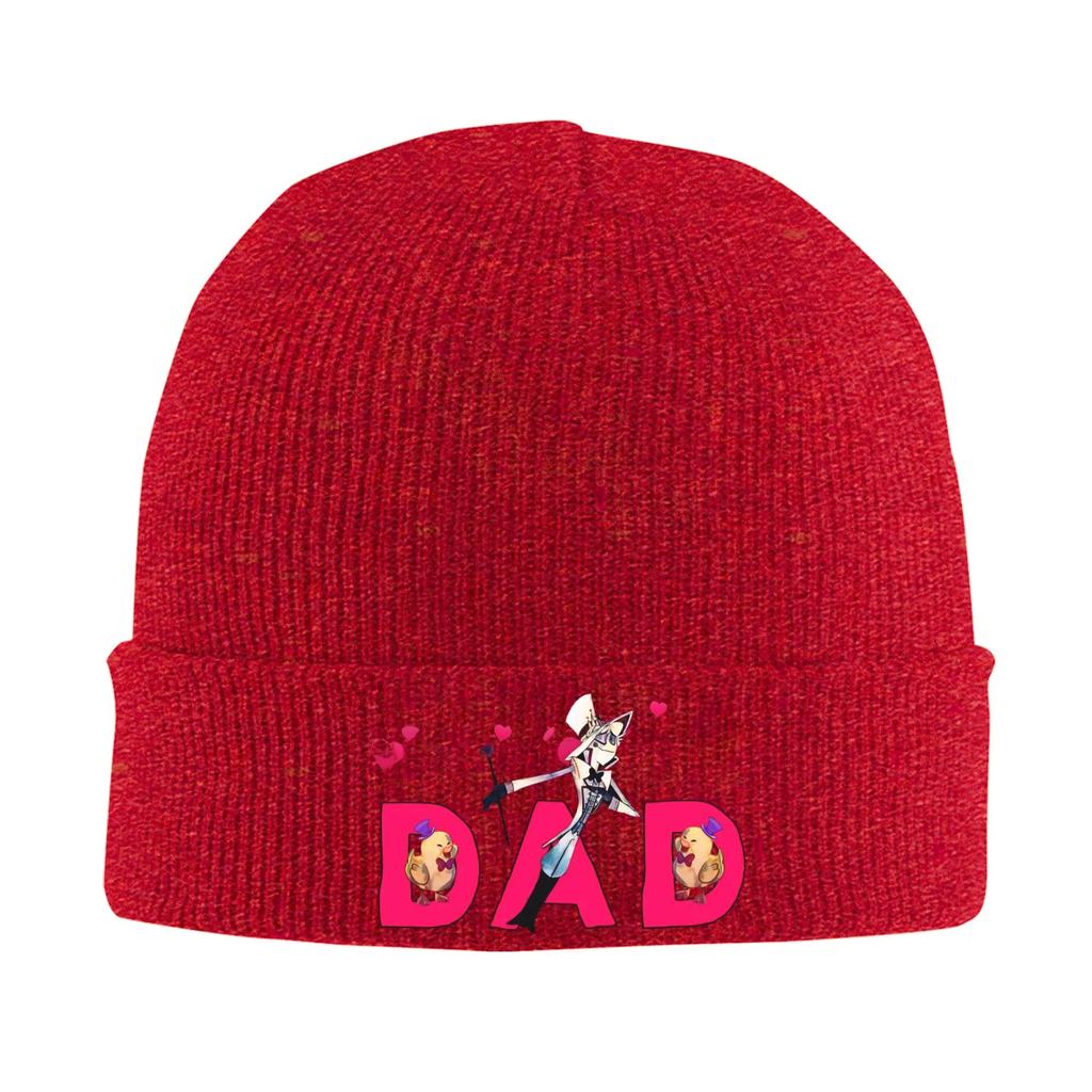 Women Unisex Beanie Hat HHazbins HHotels Lucifer Dad Rubber Ducks  Accessories Winter Warm Skull Knitted Hat Cap Beanies Skullies