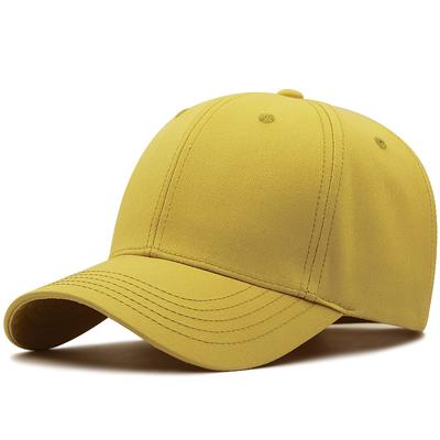 2023 Adult Hard Cotton Big Size Baseball Hat Woman Solid Color Sun Cap Hiphop Man Plus Size Snapback Cap 55-60cm 60-65cm
