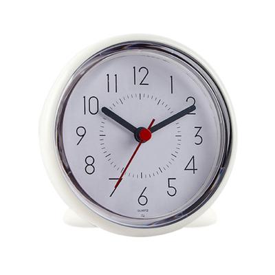 Waterproof Suction Cup Battery Operated Silent Non-Ticking Bathroom Wall Clock