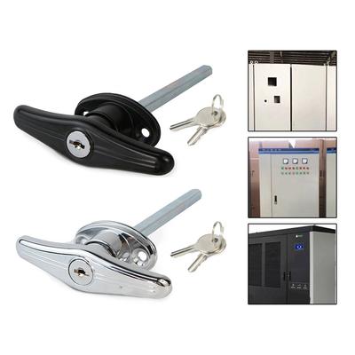 Garage Door Lock T-Handle Lock Alloy Connecting Rod Chassis T-Handle Door Lock Hardware Lock Mechanisms T Handle Rear Campervan