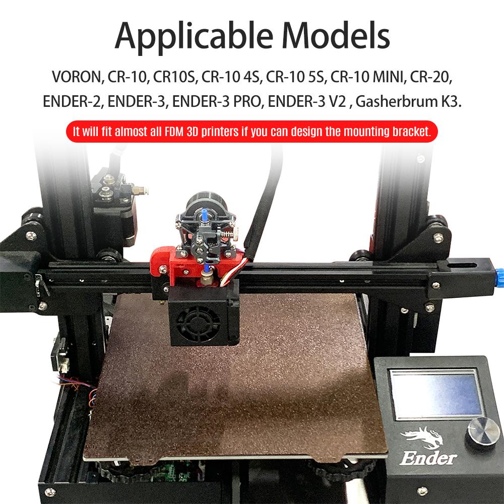 CNC All Metal Sherpa Mini Extruder with 36 Moons Motor High Temperature Resistance Light Weight Kit  with Helical Gear