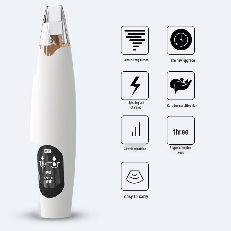 Electric Portable Pore Cleaner and Blackhead Remover Device
