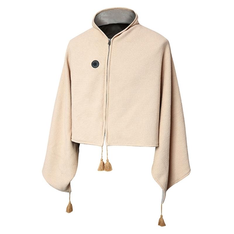 Thickened Electric Warming Wrap Rechargeable Portable Light weight Travel Shawl For Home Office Winter Comfortable 1 хаки