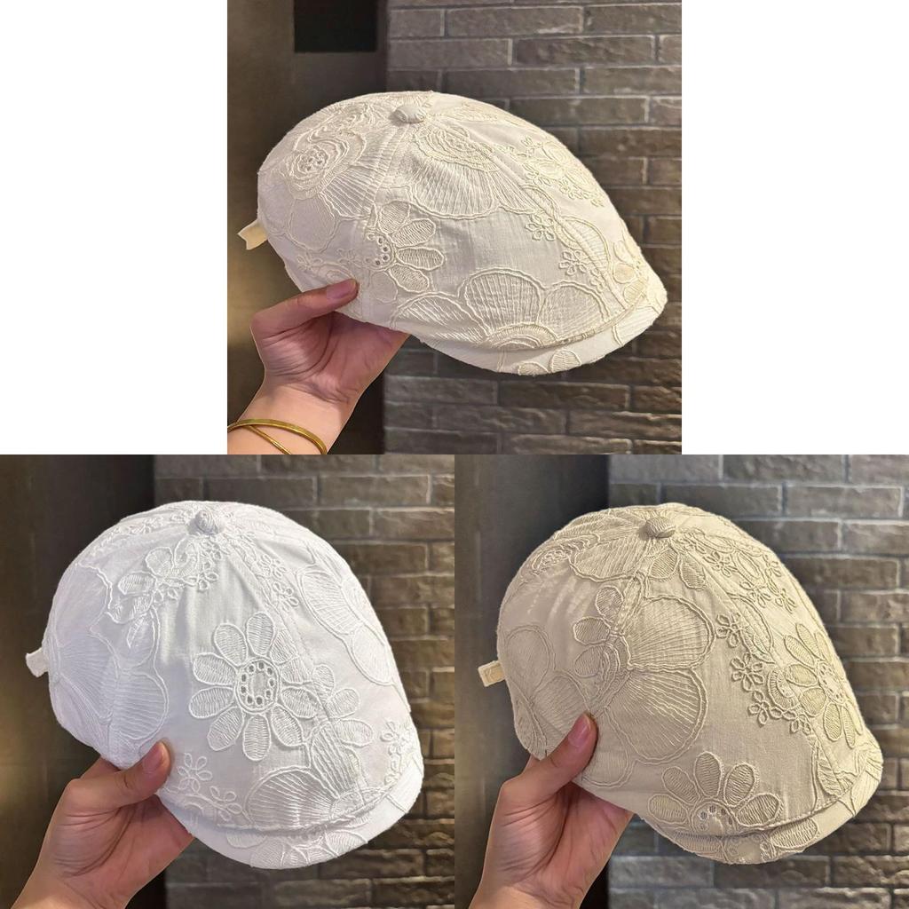 Summer Womens Embroidered Wide Brim Sun Hat With Breathable Fabric For Fashion Commuting