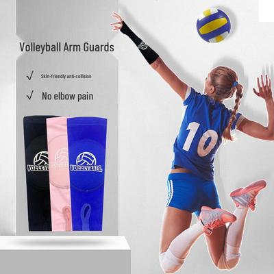 Damen Volleyball & Basketball Anti-Kollisions-Kompressions-Armstulpen - Atmungsaktive, fingerlose Sport-Ellbogenpolster für das Prüfungstraining