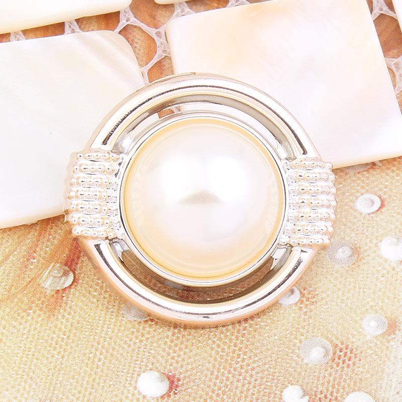 10Pcs Pearl Buttons Pajamas Coats Sweaters Women'S Round Versatile High-End Decorative Buttons Daquan Clothes Accessories
