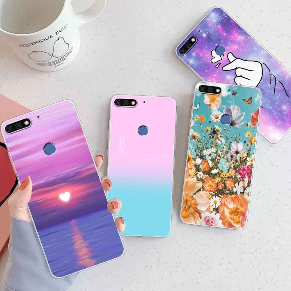 For Honor 7C 5.99 /7C RU 5.7 Case Honor 7A 7S 7A Pro 7A Prime Clear Soft Silicone Phone Case For Honor 8C 8A Pro 8A Prime Fundas