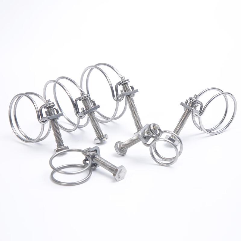 304 Stainless Steel Double Wire Hose Clamp