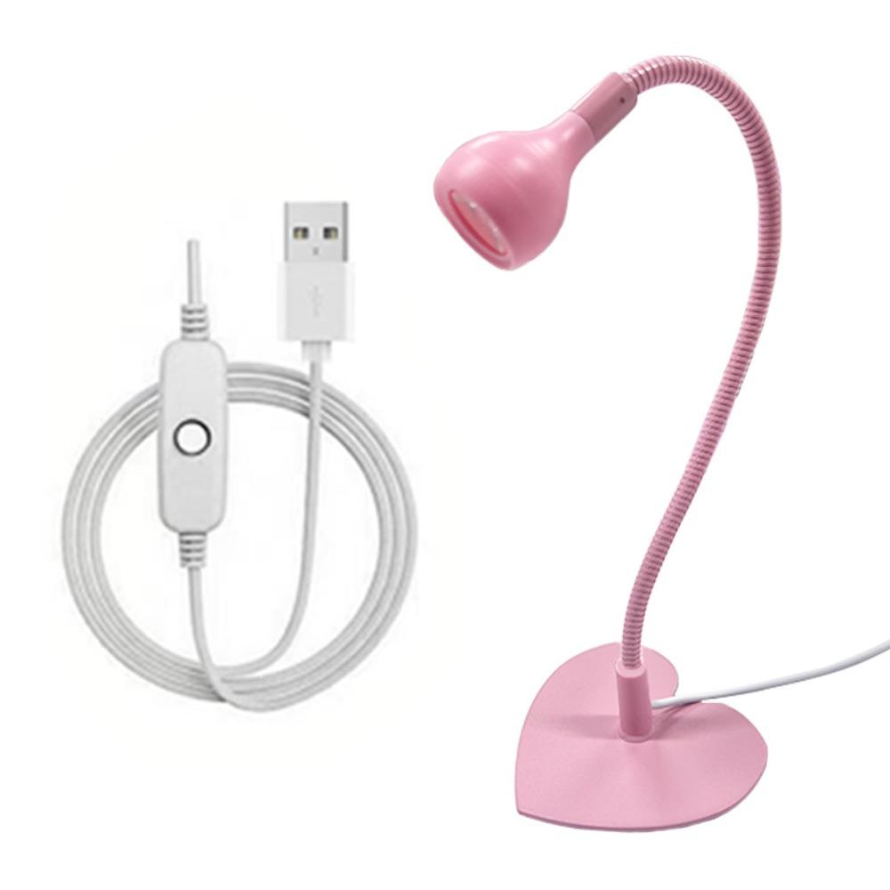 USB Plug In Desktop Nail Light 360 Degree Adjustable Nail Drying Lamp UV LED Nail Lamp Home Use