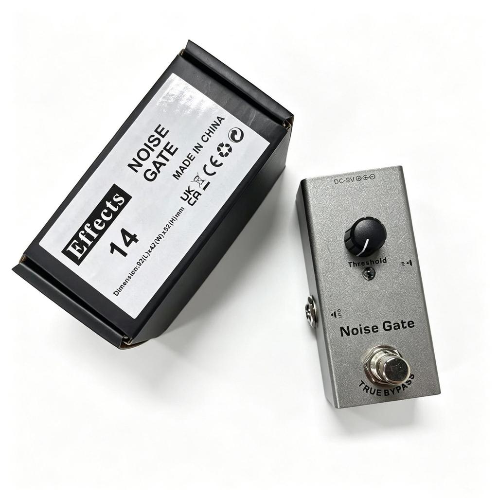 Electric Guitar Effects Pedal - British Distortion, Overdrive, Reverb & Chorus
