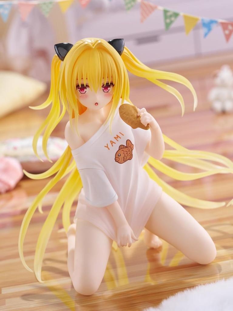 Złota Ciemność Figurka To Love-Ru Ciemność Biurko Urocza Wersja Loungewear. Oficjalnie Około. 13 cm