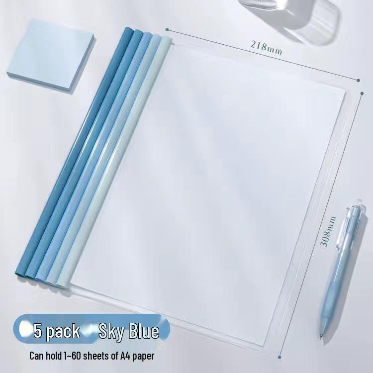 

Папка-регистратор с градиентным рычагом высокой ценности - Утолщенный прозрачный дизайн для хранения студенческих контрольных работ