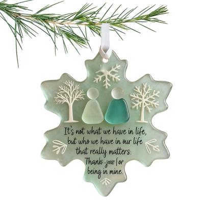 Christmas Snowflake Decorations Festive Acrylic Friendship Pendant Christmas Snowflake Tree Decorations For Hallway Festival