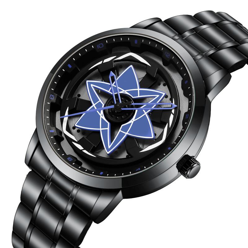 New High-value Men's Watch, Men's Watch with Three-dimensional Hollow Design, Waterproof Quartz Watch