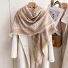 Luxuriöser Winter-Kaschmirschal Damen Quadratische Pashmina-Schals Wickel Damen Dicke Decke Weicher Bufanda Warmer Schal Halstuch