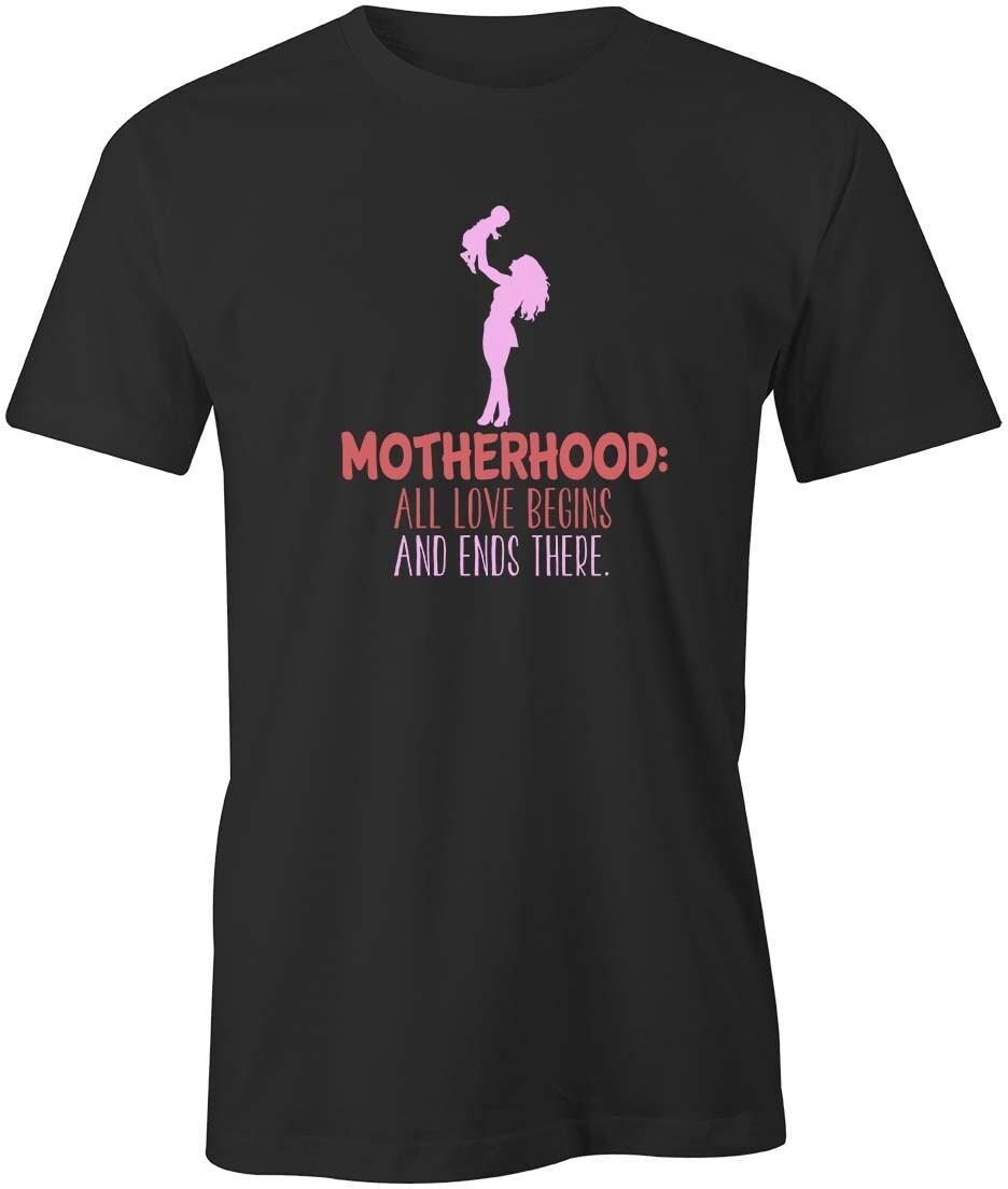 MOTHERHOOD Tshirt Tee Short-Sleeved Cotton FUNNY MOTHER S DAY S1BSA18 XXL