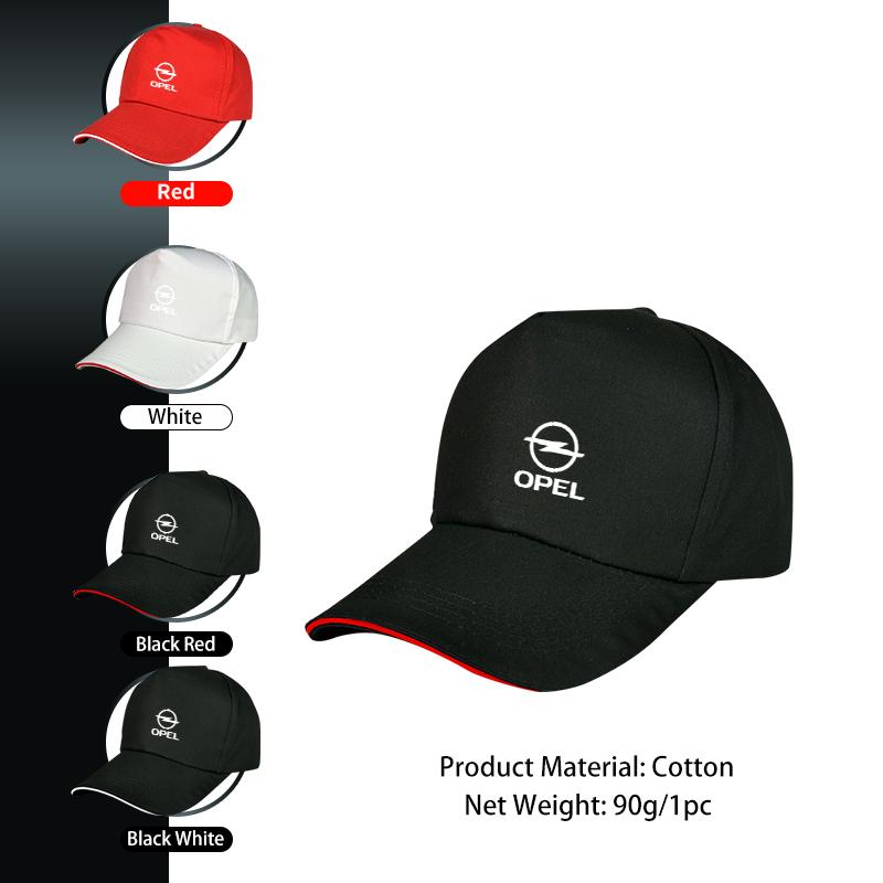 AAJD1 Car Baseball Cap Sun Hat Outdoor Sport Caps For Opel Astra Insignia Corsa Zafira Meriva Mokka Vivaro Vectra Antara Ampera