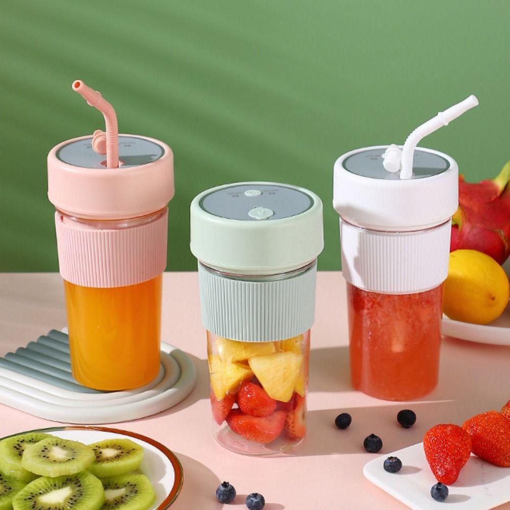 Wireless Juice Mixer Cup 350 ML Juice Extractor Cup Kitchen Gadgets Electric Fruit Juicer Cup  Home