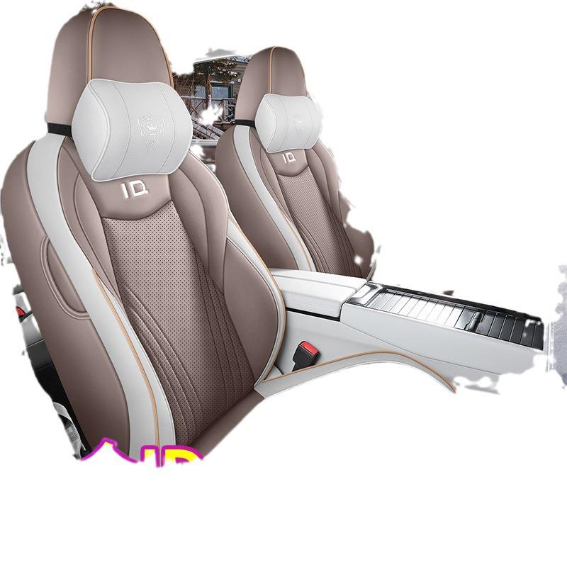 2024 VW ID.7 First Edition Leather Seat Covers - All-Season, Full Surround Design