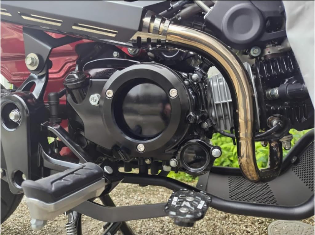 Motokano Right Crankcase Covering CT125 (JA65) C125 (JA58) DAX125 (JB04) Monkey 125 (JB03) Grom (JC92) Engine Guard (Black)