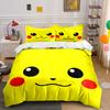 Yellow Background, Cartoon Face. Bedding Sets Duvet Cover Sets Duvet Covers Pillowcases(1 * Duvet Cover 2 * Pillowcases, Without Duvet Insert)