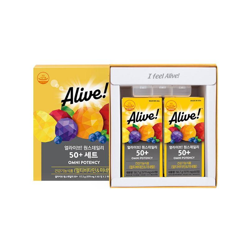

Alive Once Daily Multivitamin 50+ Gift Set