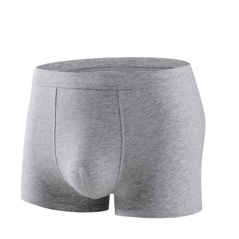 Herren Unterwäsche Baumwolle Elastisch Baumwolle Hohe Elastizität Bequem Übergröße Herren Flache Ecke Unterwäsche