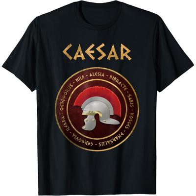 Caesar Battles of Ancient Roman History Symbol T-Shirt