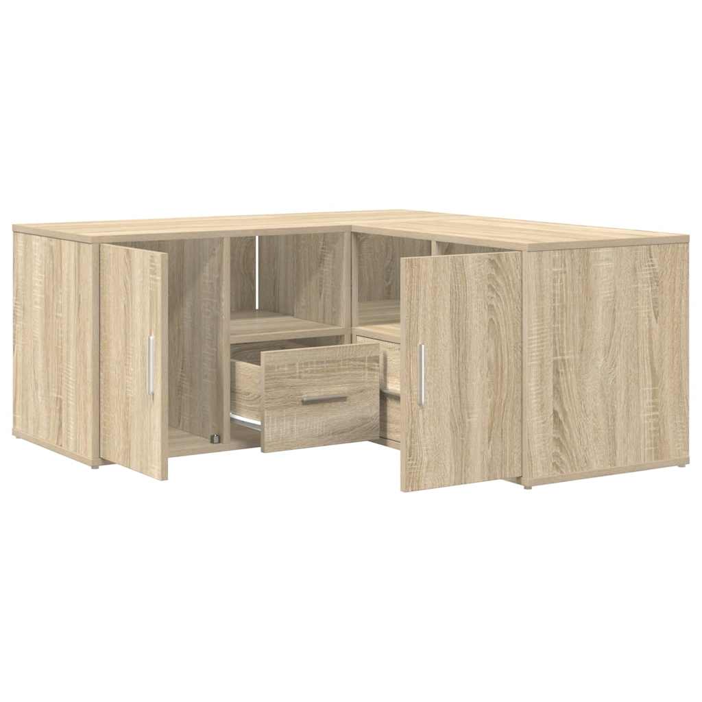 Eckregal Sonoma Eiche 160 x 40 x 45 cm Spanplatte