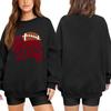 Unisex Lightweight Long Sleeve Neck Pullover Printed Sweatshirt