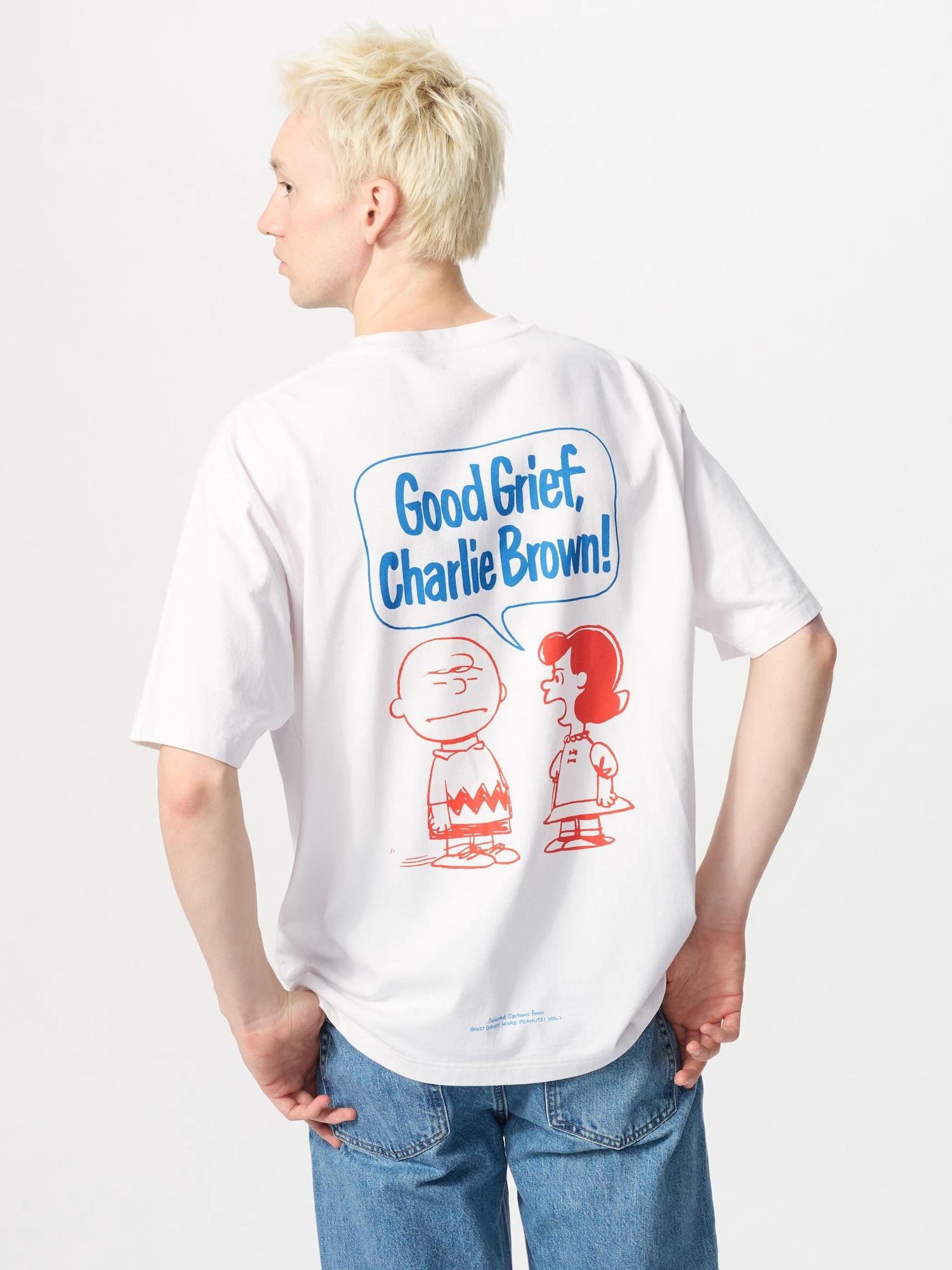 

Футболка Uniqlo Peanuts UT с графическим принтом, короткий рукав A 01 OFF WHITE/UNISEX 4XL